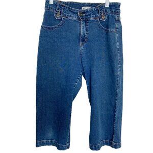 Lee Womens Just Below the Waist Capri Denim Jean Size 26 Beach Y2K Streetwear